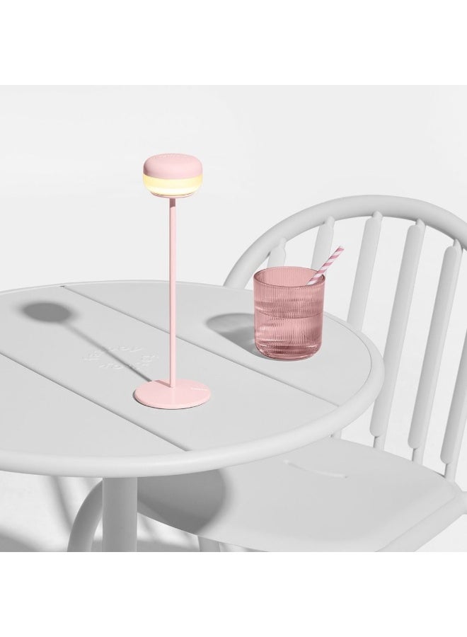 Fatboy مصباح طاولة فاتبوي تشيريو اللاسلكي القابل لإعادة الشحن - وردي فاتح | ضوء LED محمول للاستخدام الداخلي والخارجي | تصميم عصري وأنيق | مدمج ومقاوم للعوامل الجوية (8 × 25.8 سم) - Image 3